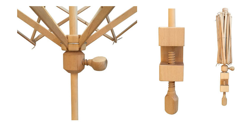 NEW Swift Yarn Winder Umbrella Ball Winder Birch Wood Yarn Swift 